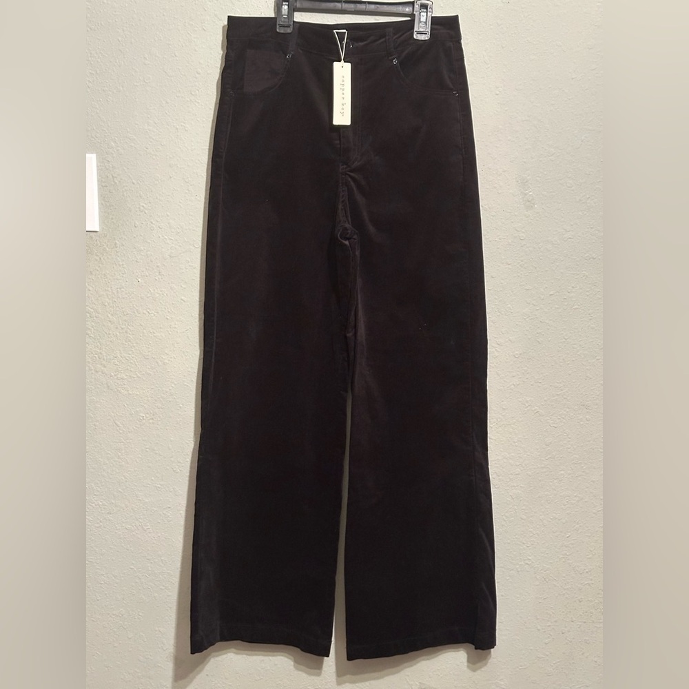 NWT Copper Key High Rise Wide Leg Pants in Black